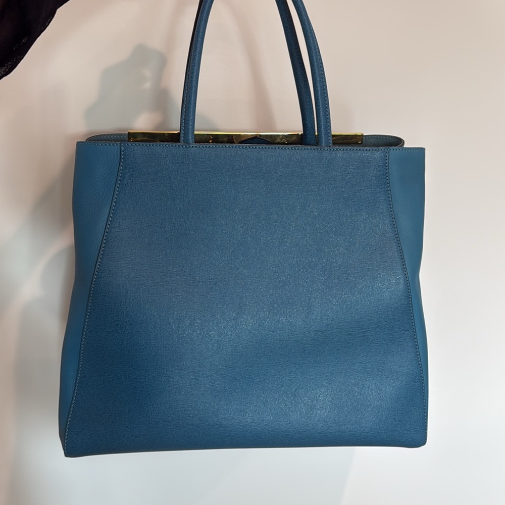 Fendi Two Way Blue Bag - Picture 2 of 7